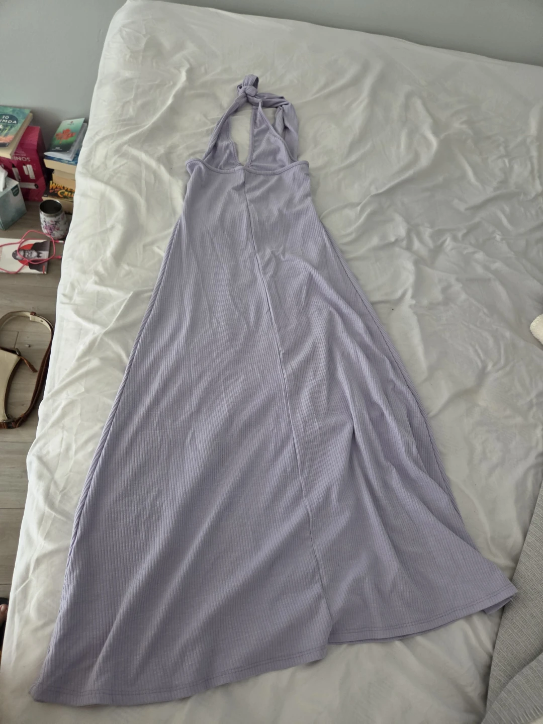 CAUTION TO THE WIND Maxi Dress Lavender Size S - photo 2
