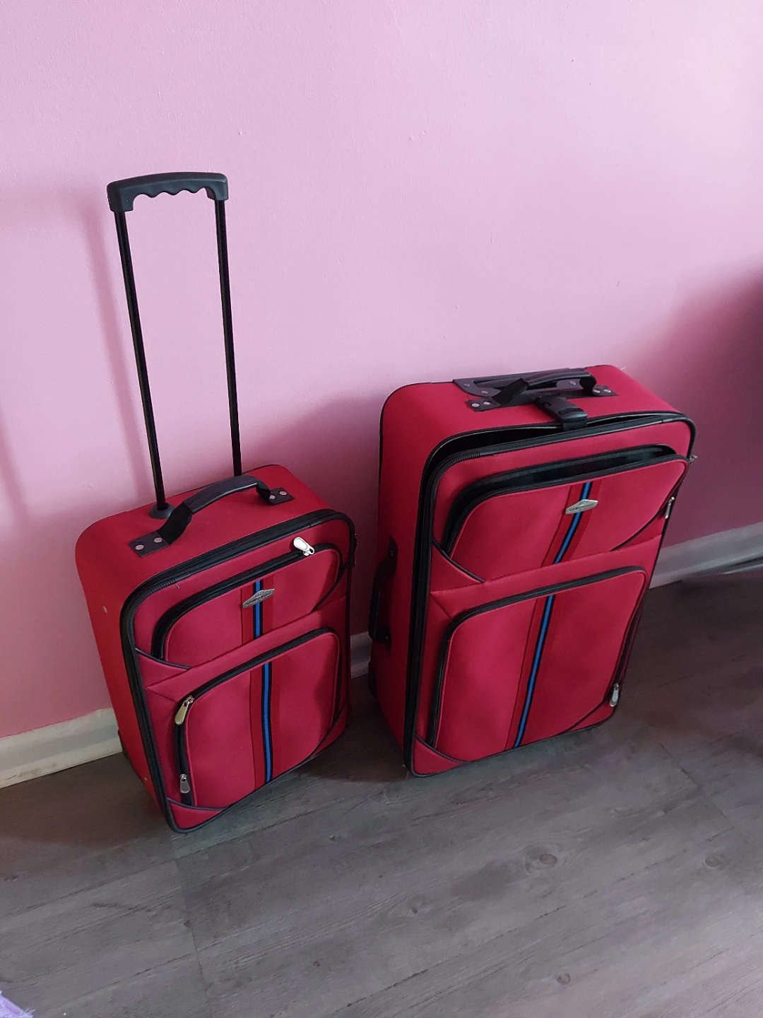 Red Luggage 2pc Set