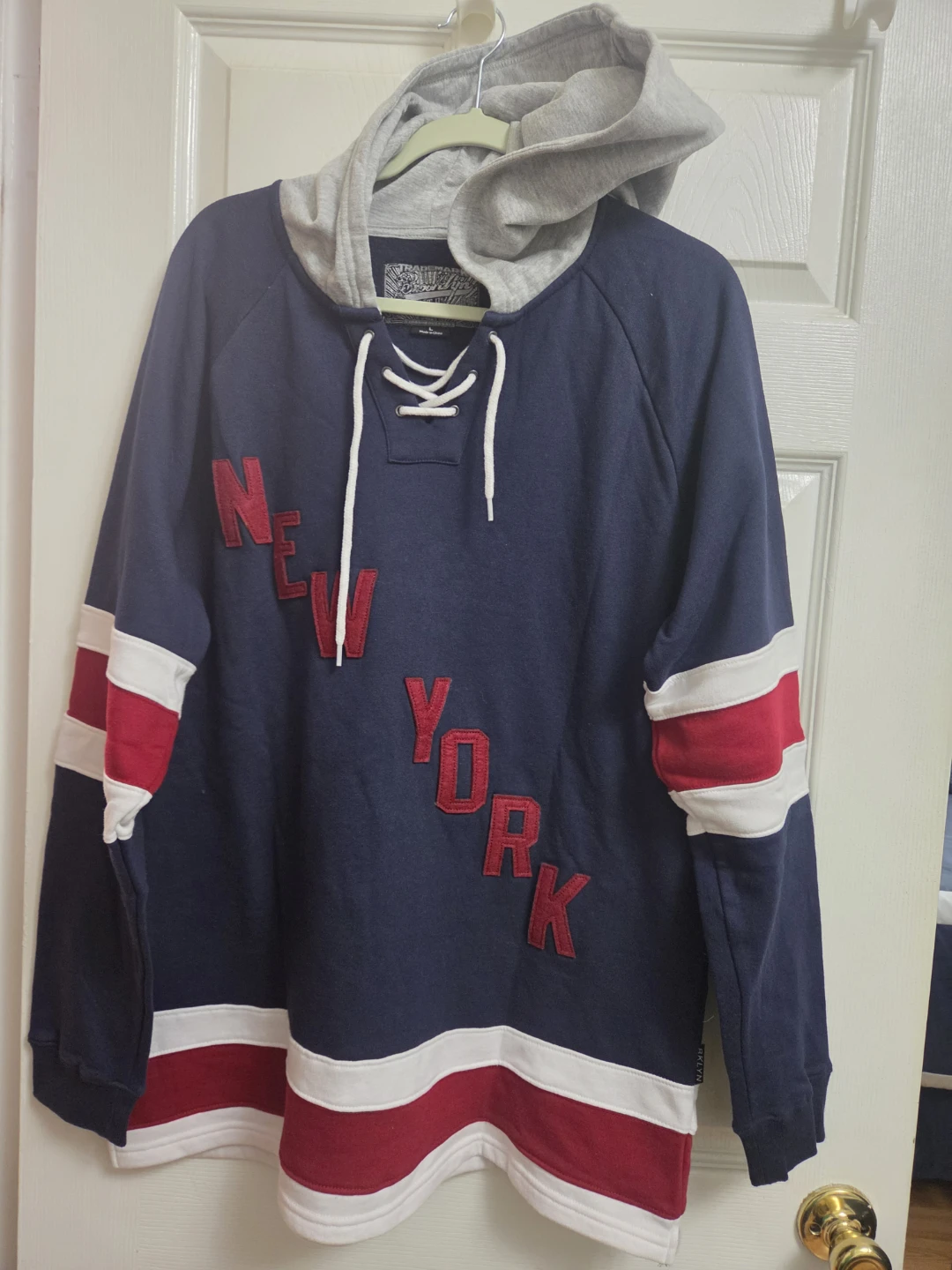 Brooklyn Cloth & Co. New York Hockey Style Hoodie Size L
