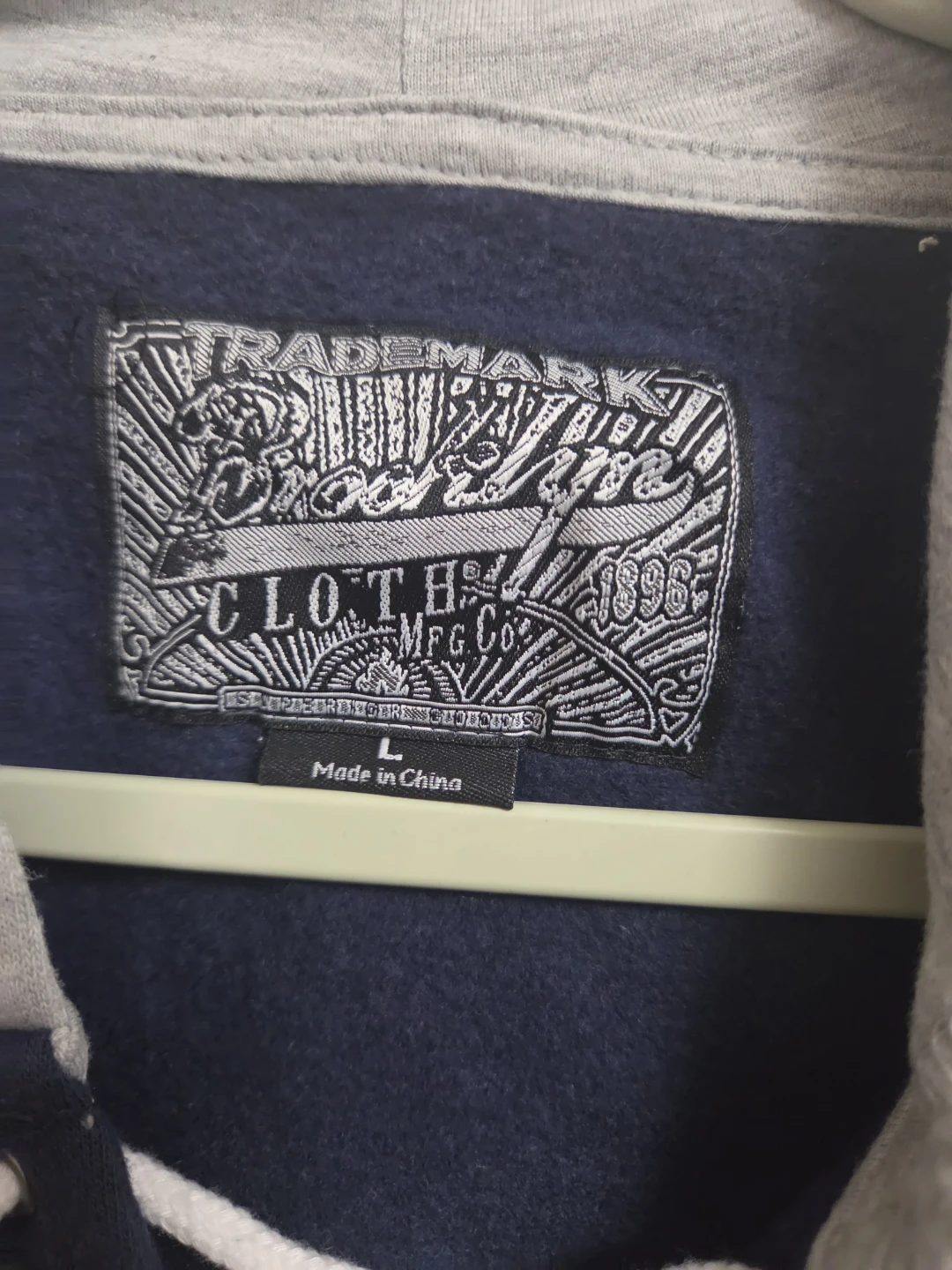 Brooklyn Cloth & Co. New York Hockey Style Hoodie Size L - photo 3