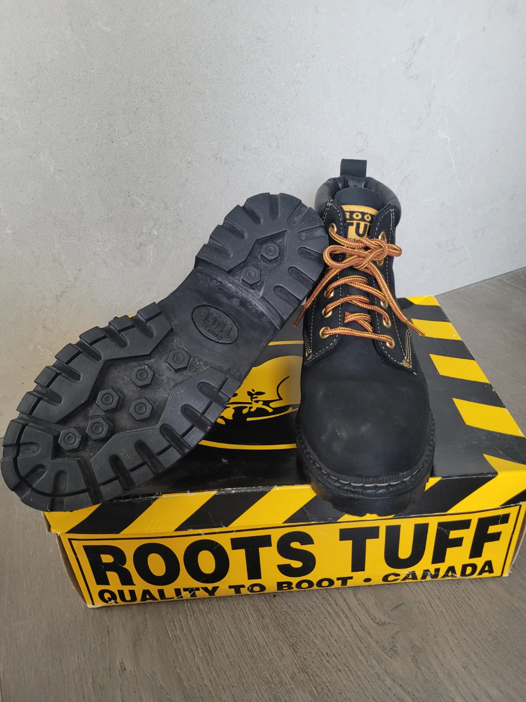 Roots Tuff Black Work Boots - photo 2
