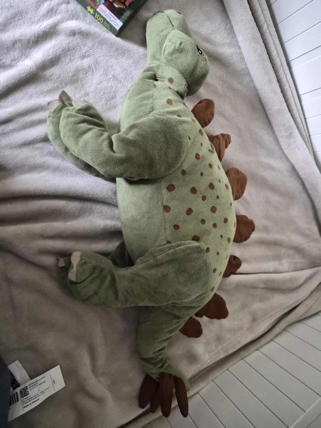 Large Green Dinosaur Plush Toy