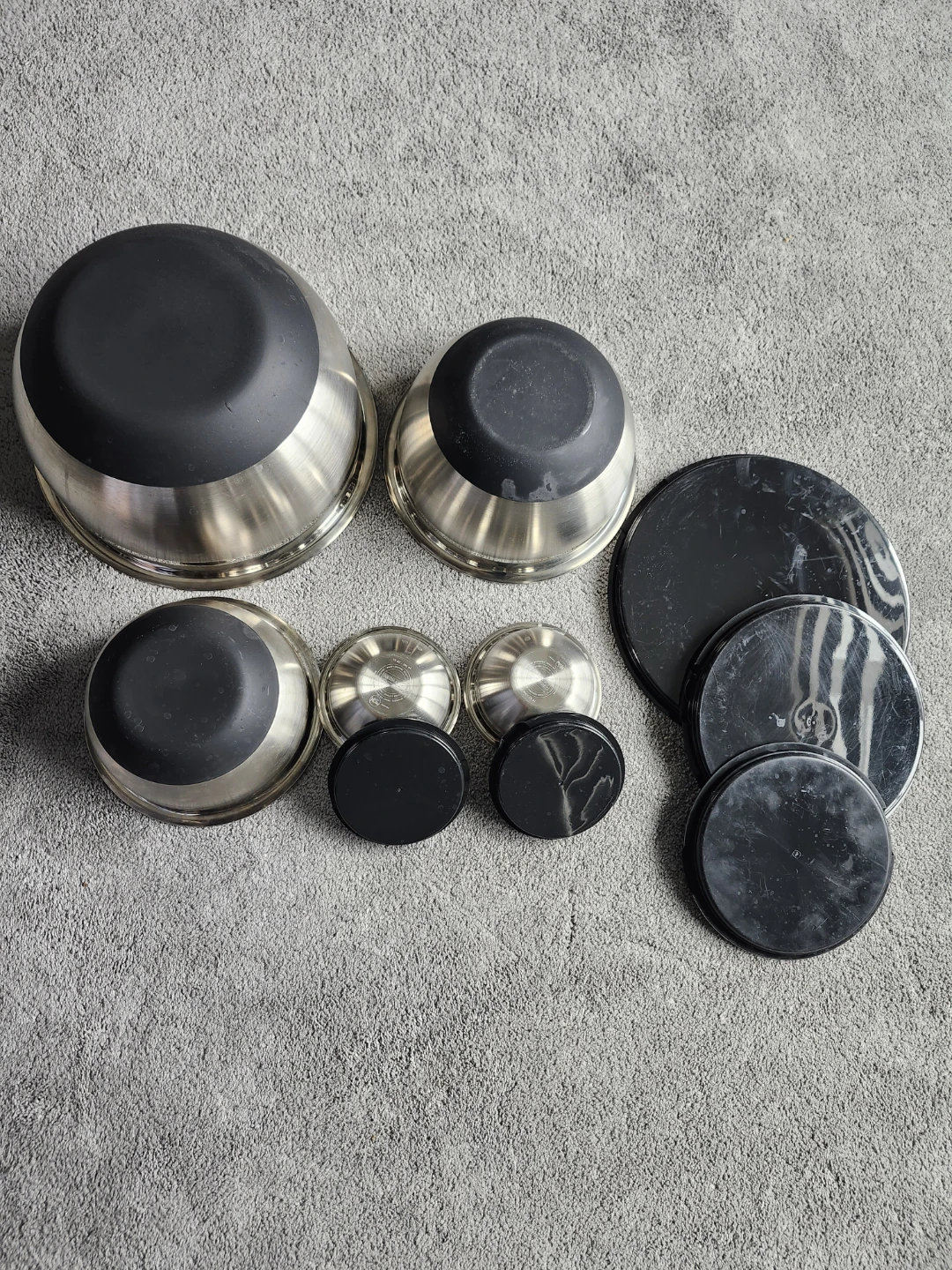 Stainless Steel Mixing Bowls with Lids - photo 2