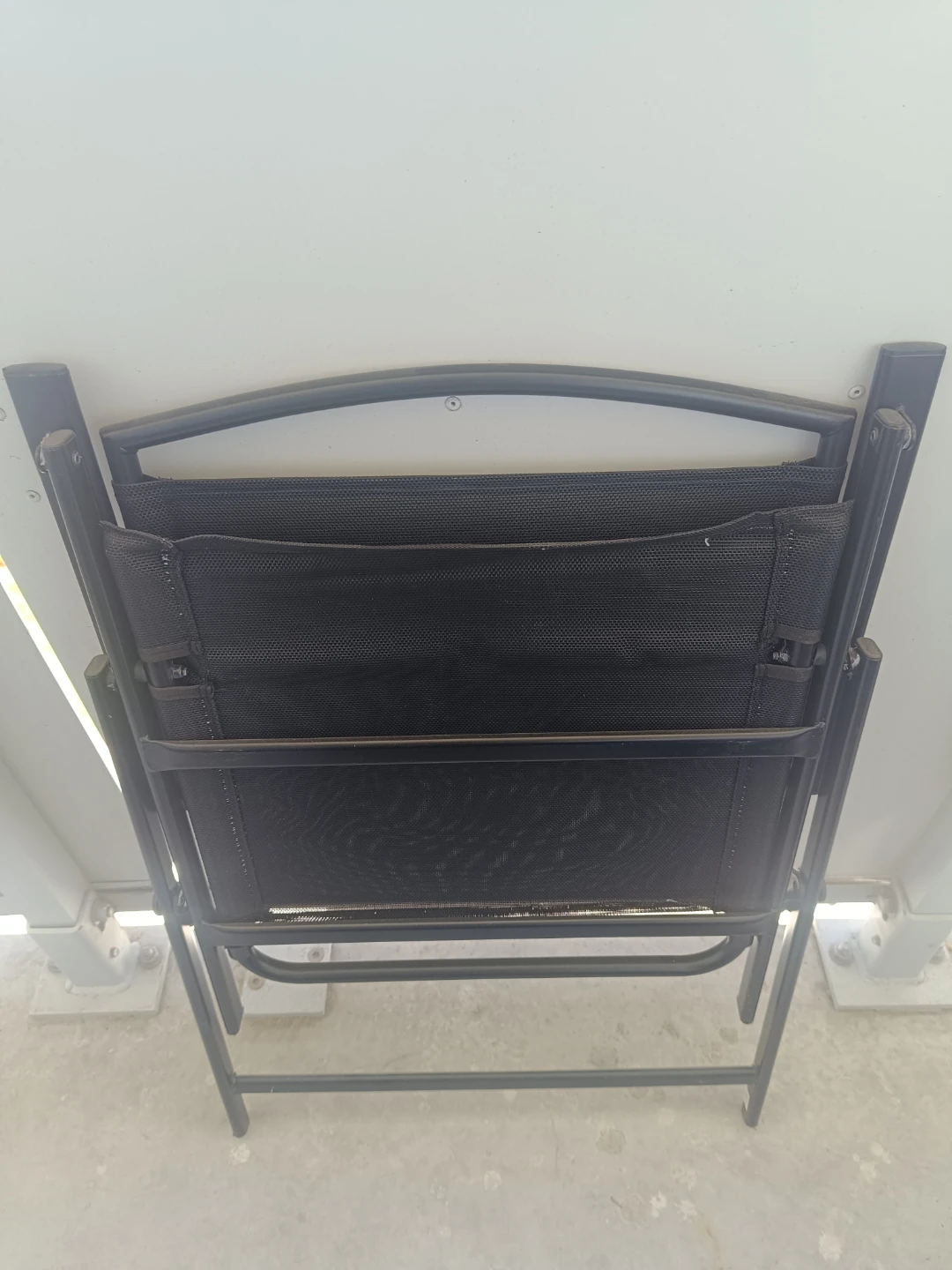 Black Folding Outdoor Chair - photo 2