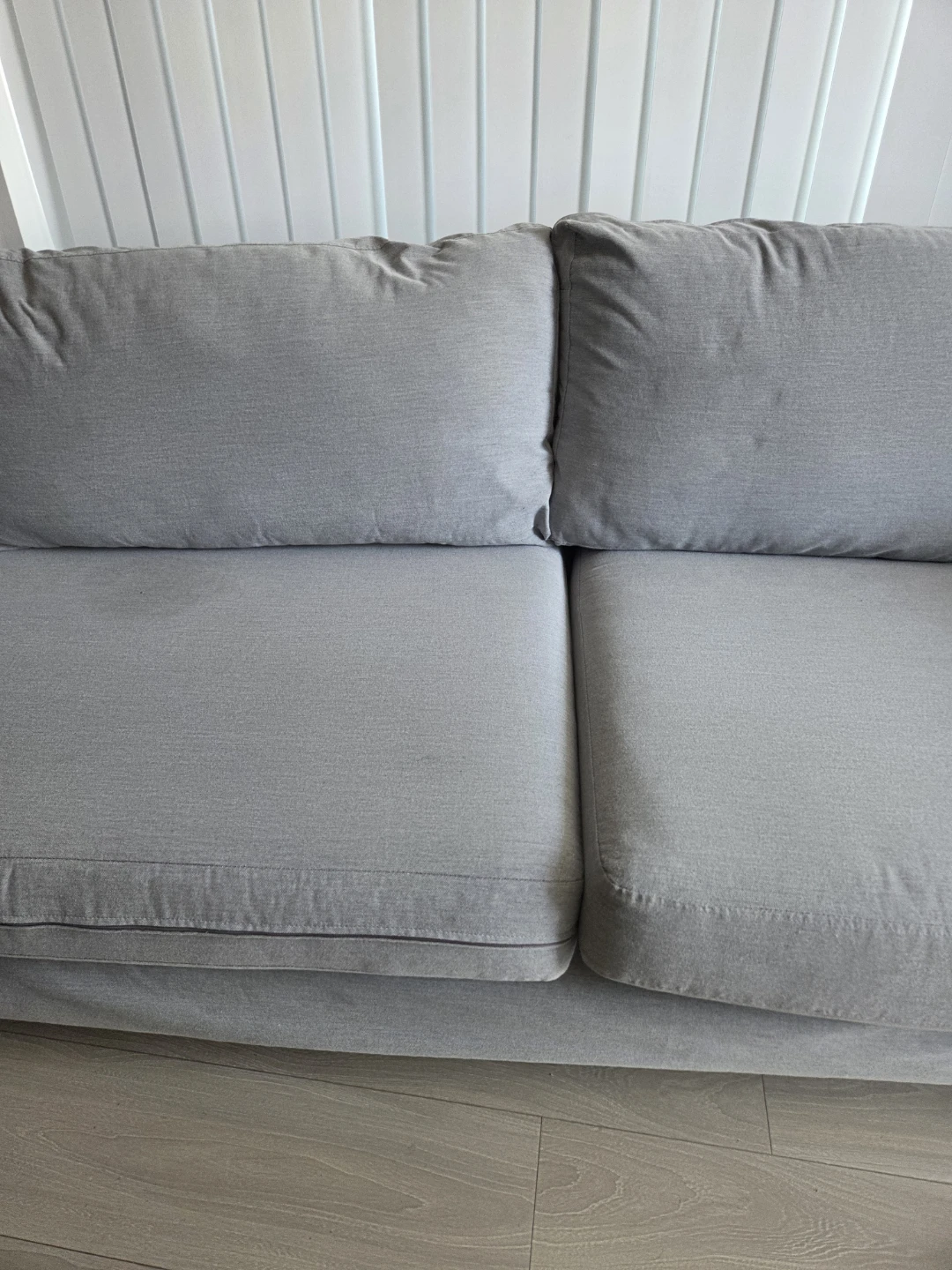 Grey Two-Seater Sofa