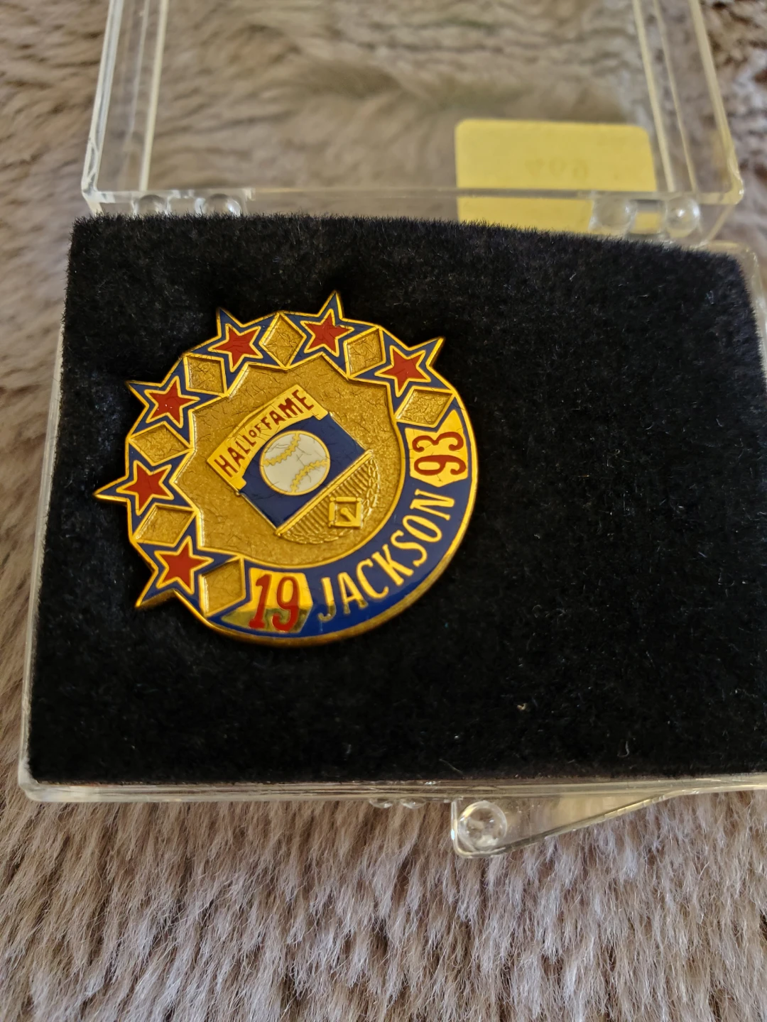 1993 Baseball Hall of Fame Induction Press Pin ⚽
