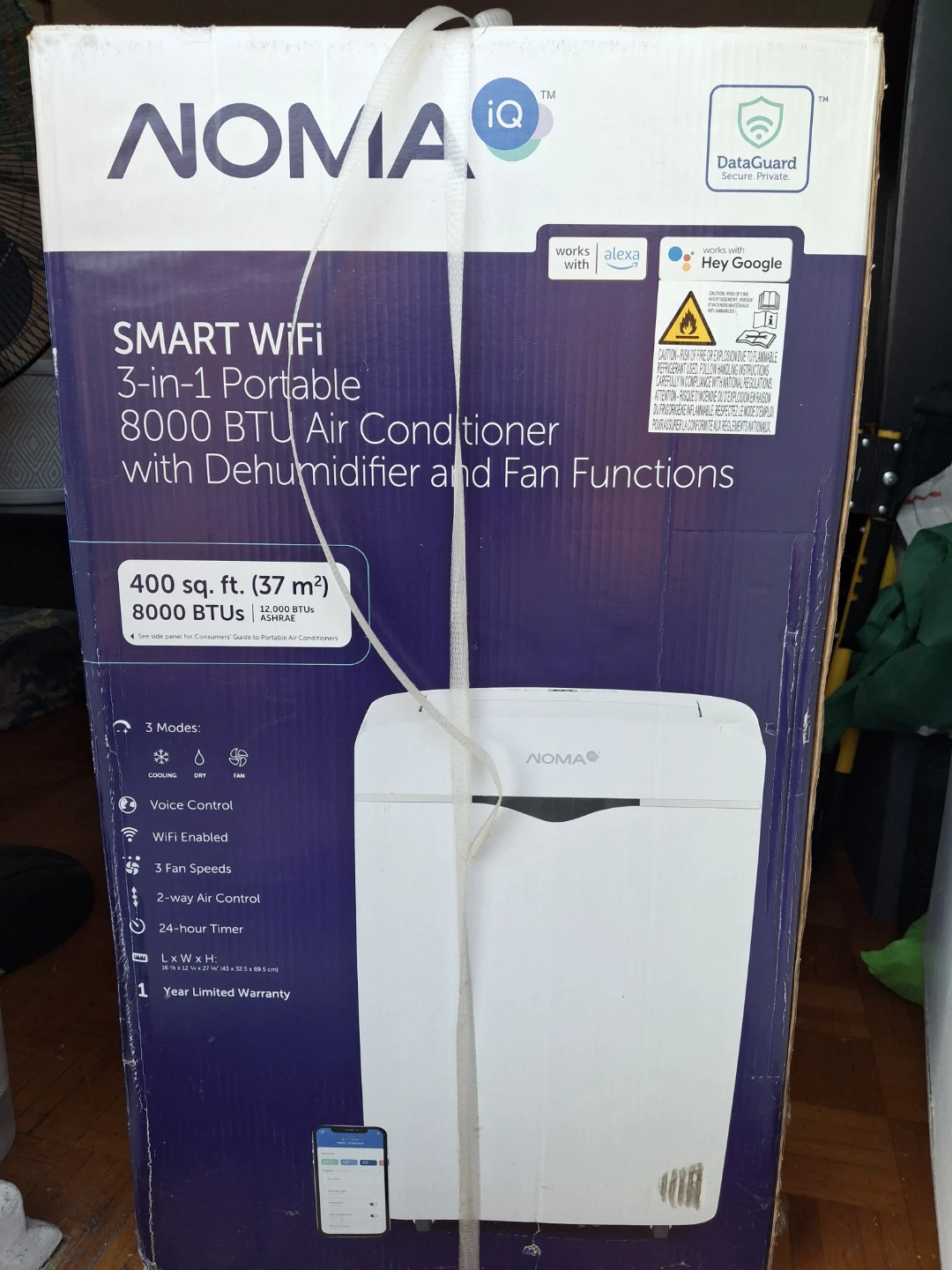 Noma Smart WiFi 3-in-1 Portable Air Conditioner 8000 BTU - photo 2
