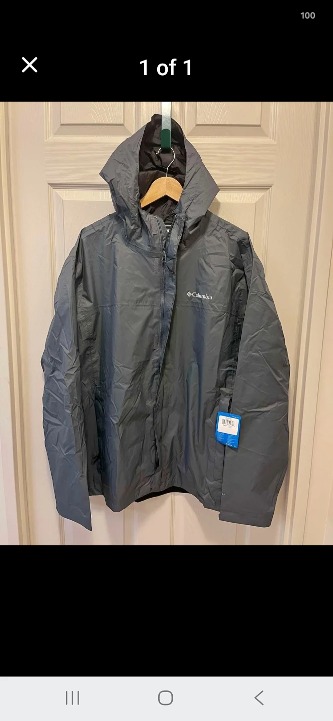 NWT Columbia Men's WaterTight II Omni-Tech™  Jacket. XXL