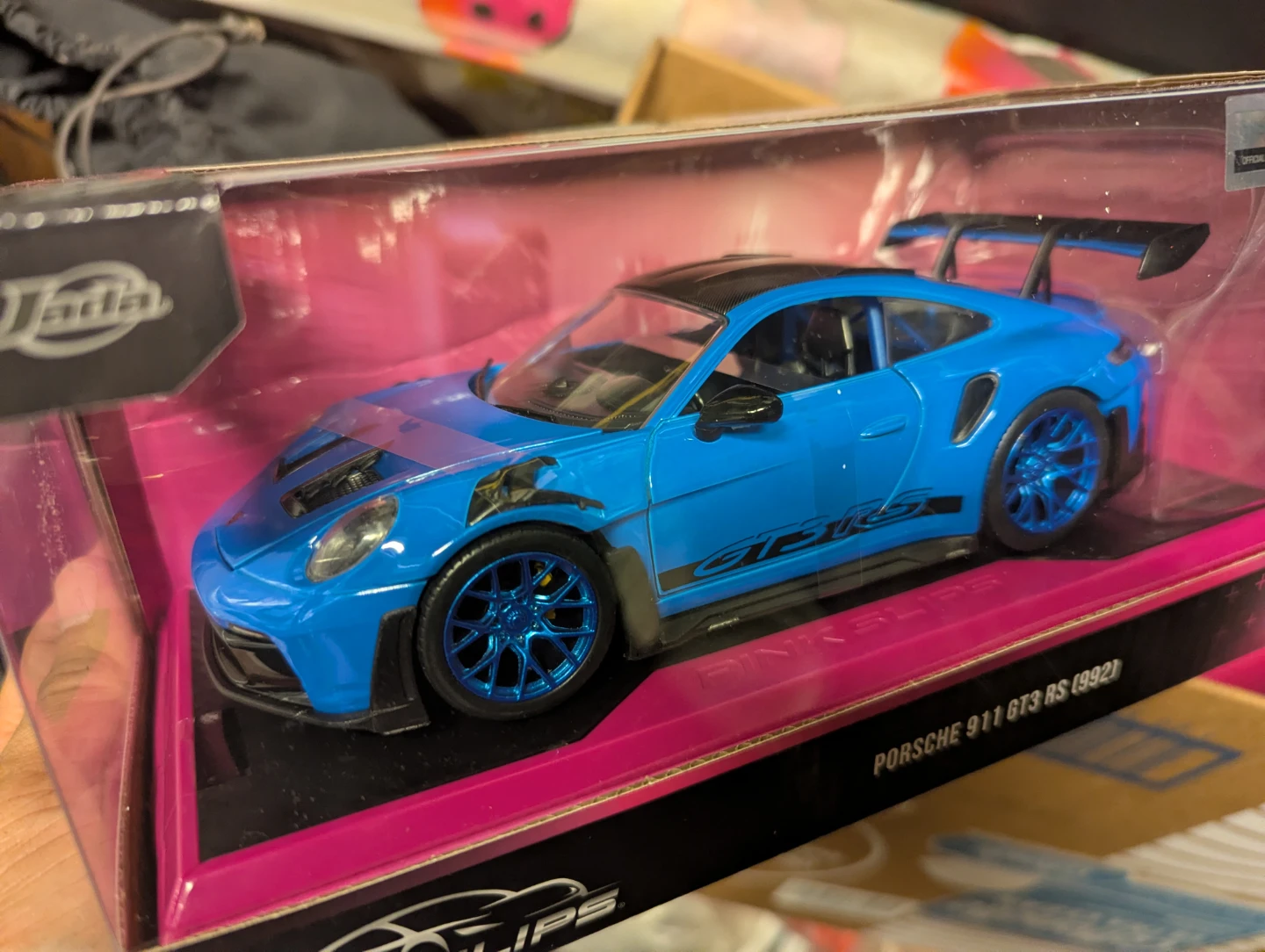 Jada Pink Slips Porsche 911 GT3 RS (992) Blue Diecast Car