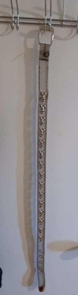 B.B. Simon belt featuring a crystal-studded strap - photo 3