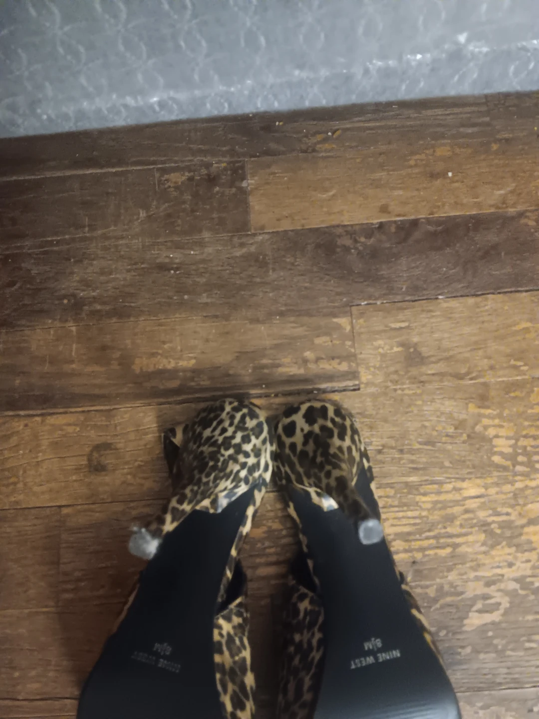 Nine West Leopard Print Heels Size 8 - photo 3