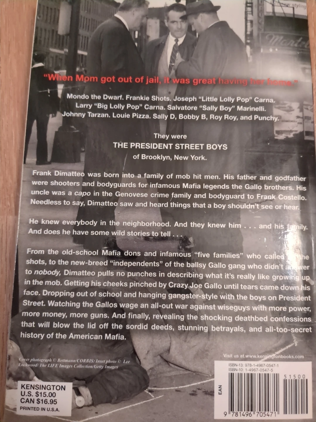 Growing Up Mafia - Mob Candy Author: Frank Dimatteo - photo 4
