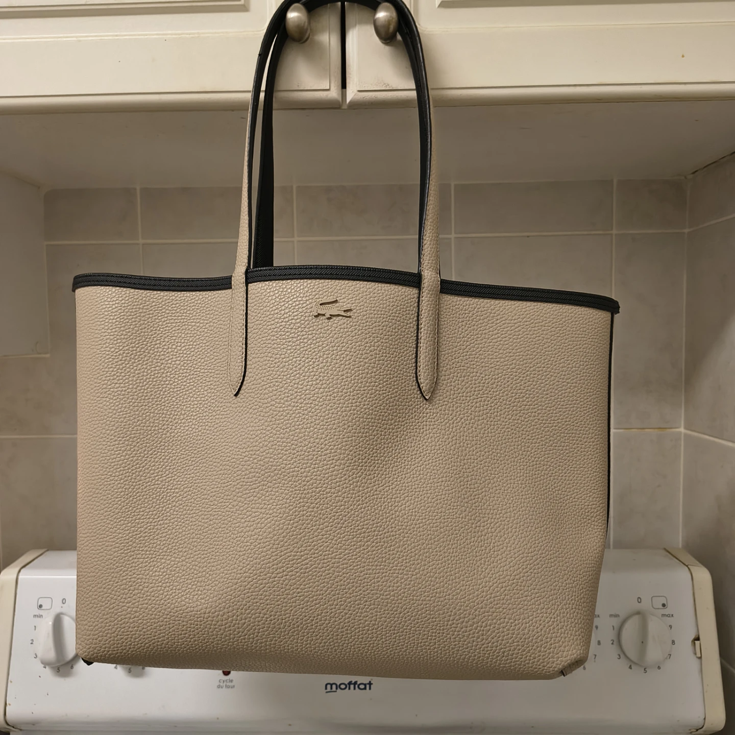 Lacoste Tote Bag Reversible to Black