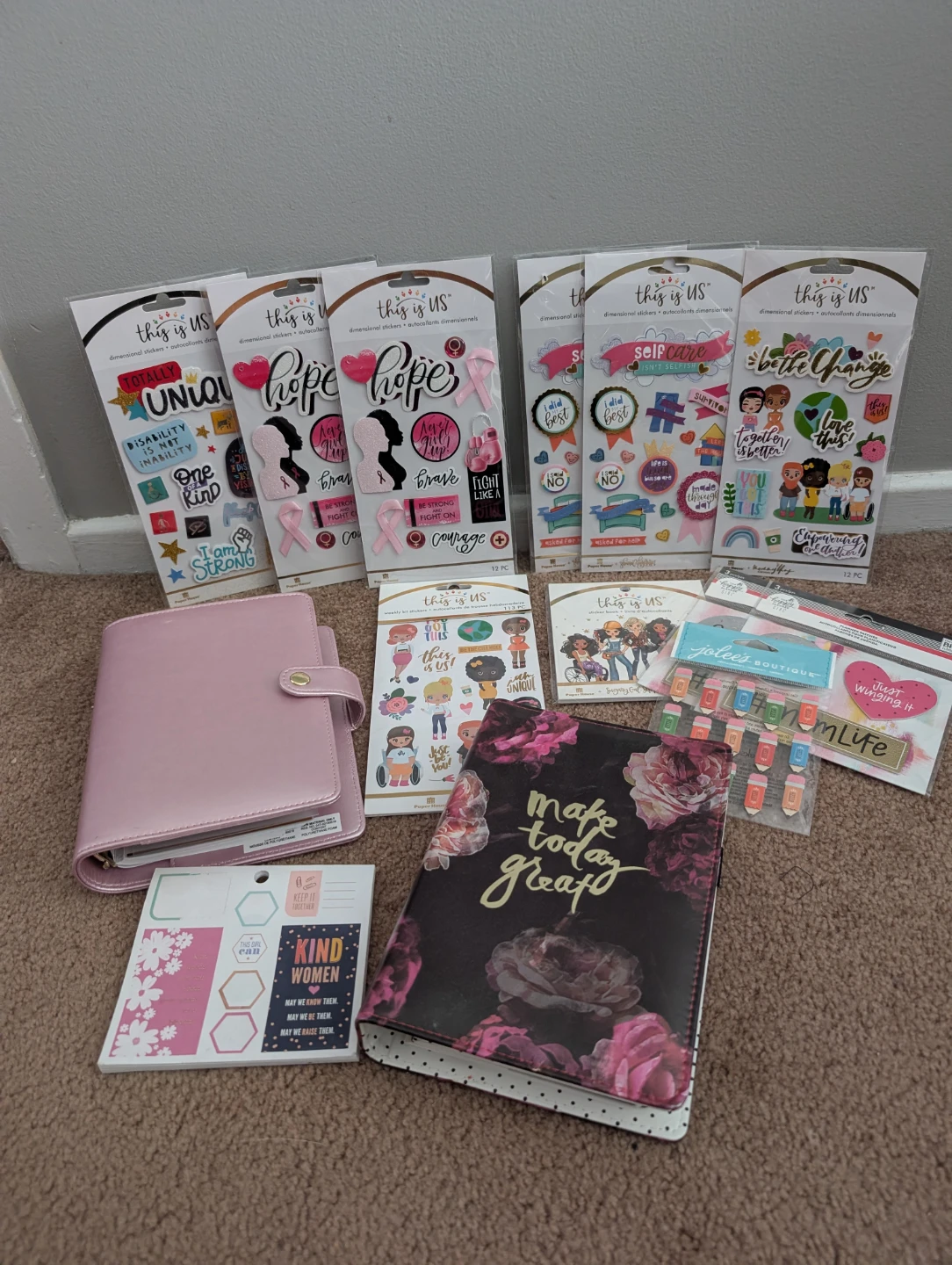 This is Us Dimensional Stickers & Planner Accessories