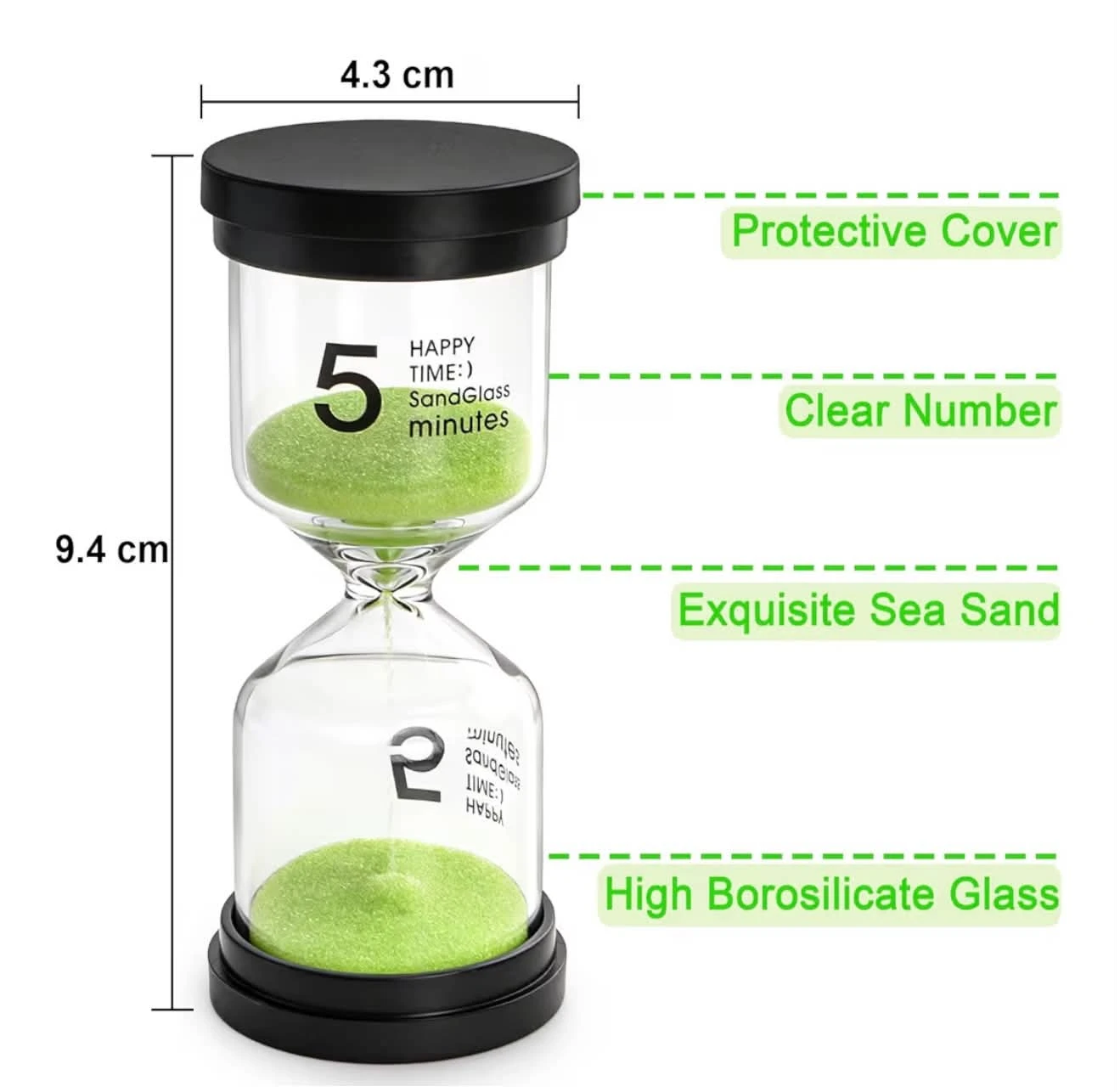 6pcs Hourglass Sand Timer - photo 2