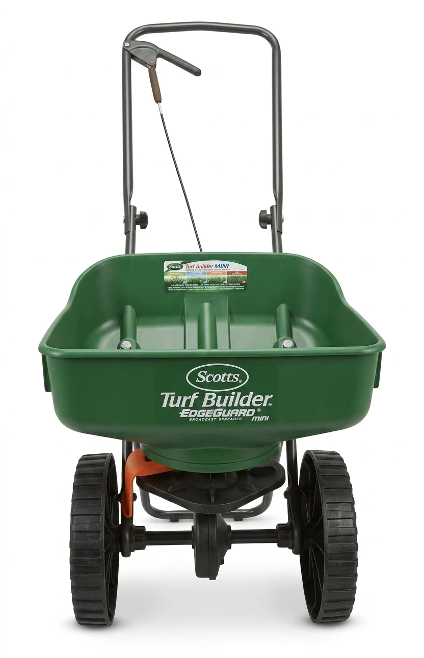Lawn Care Set - Manual Reel Lawn Mower & Fertilizer Spreader - photo 4