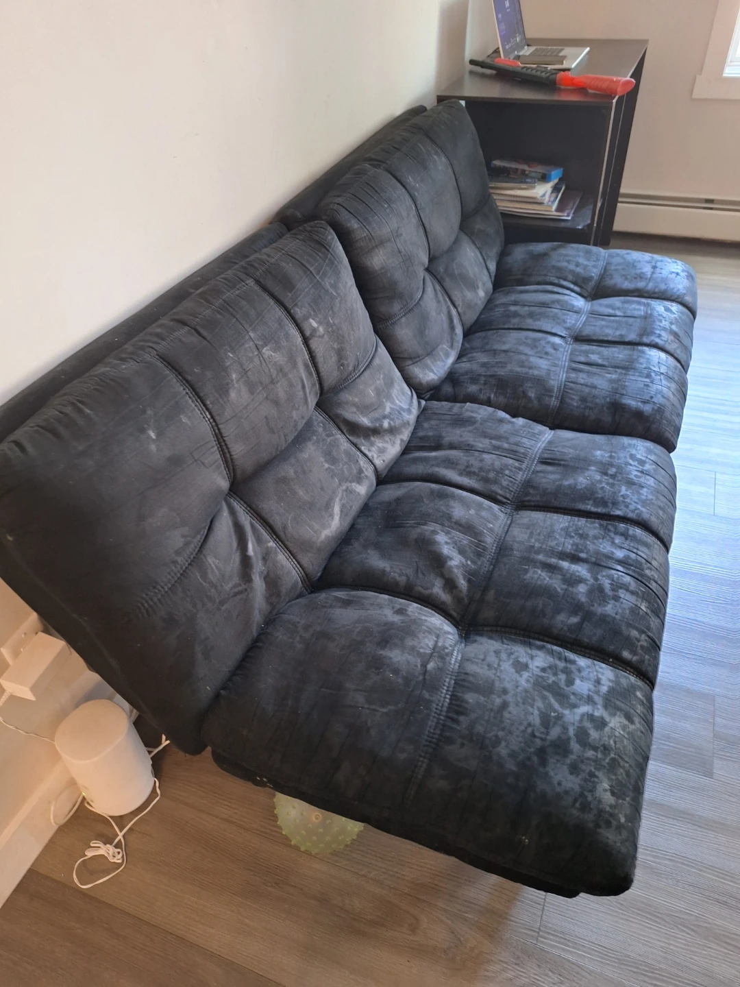 Black Futon Sofa Bed - photo 2