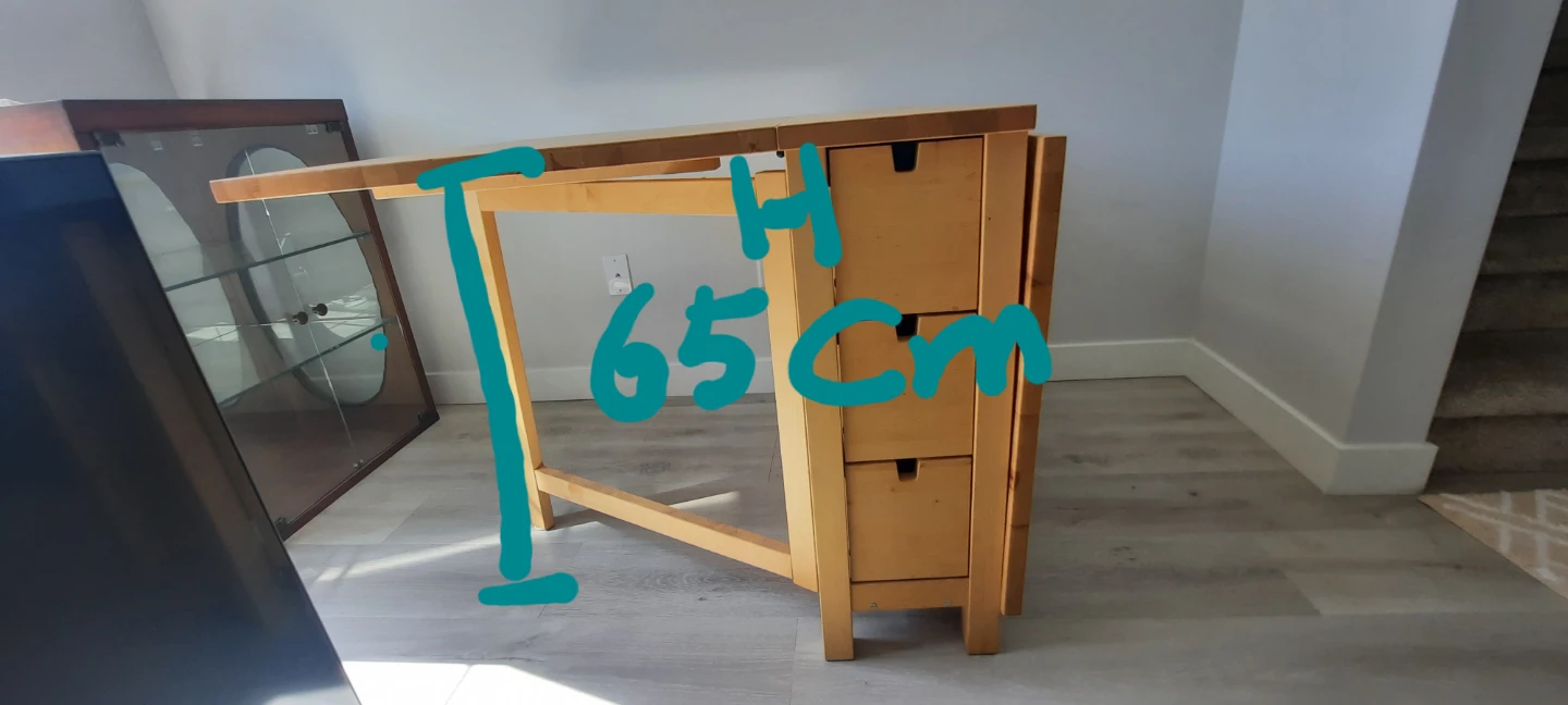 Wooden Desk with 6 Drawers - photo 4