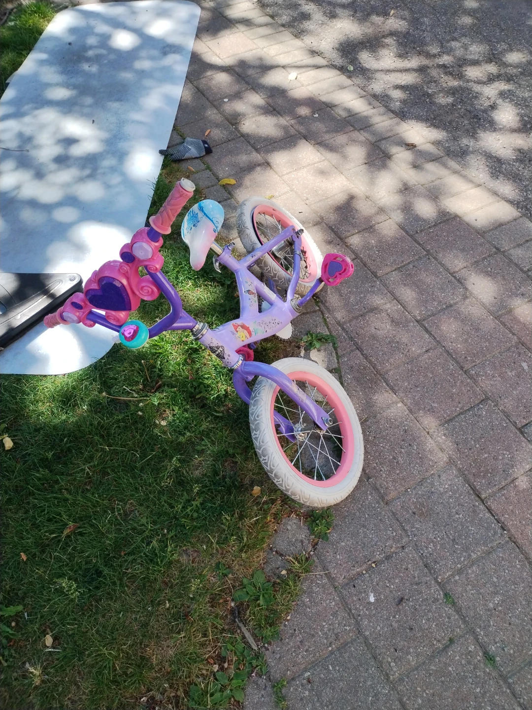 Kids' Purple and Pink Princess Bike