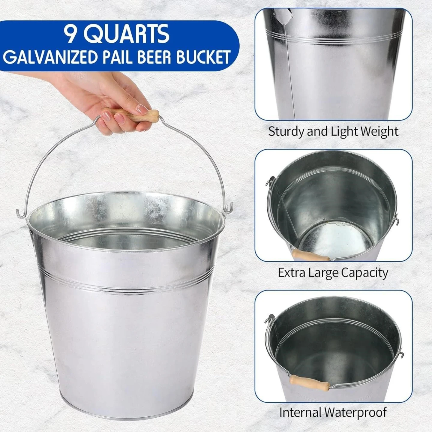 Galvanized Pail Beer Bucket