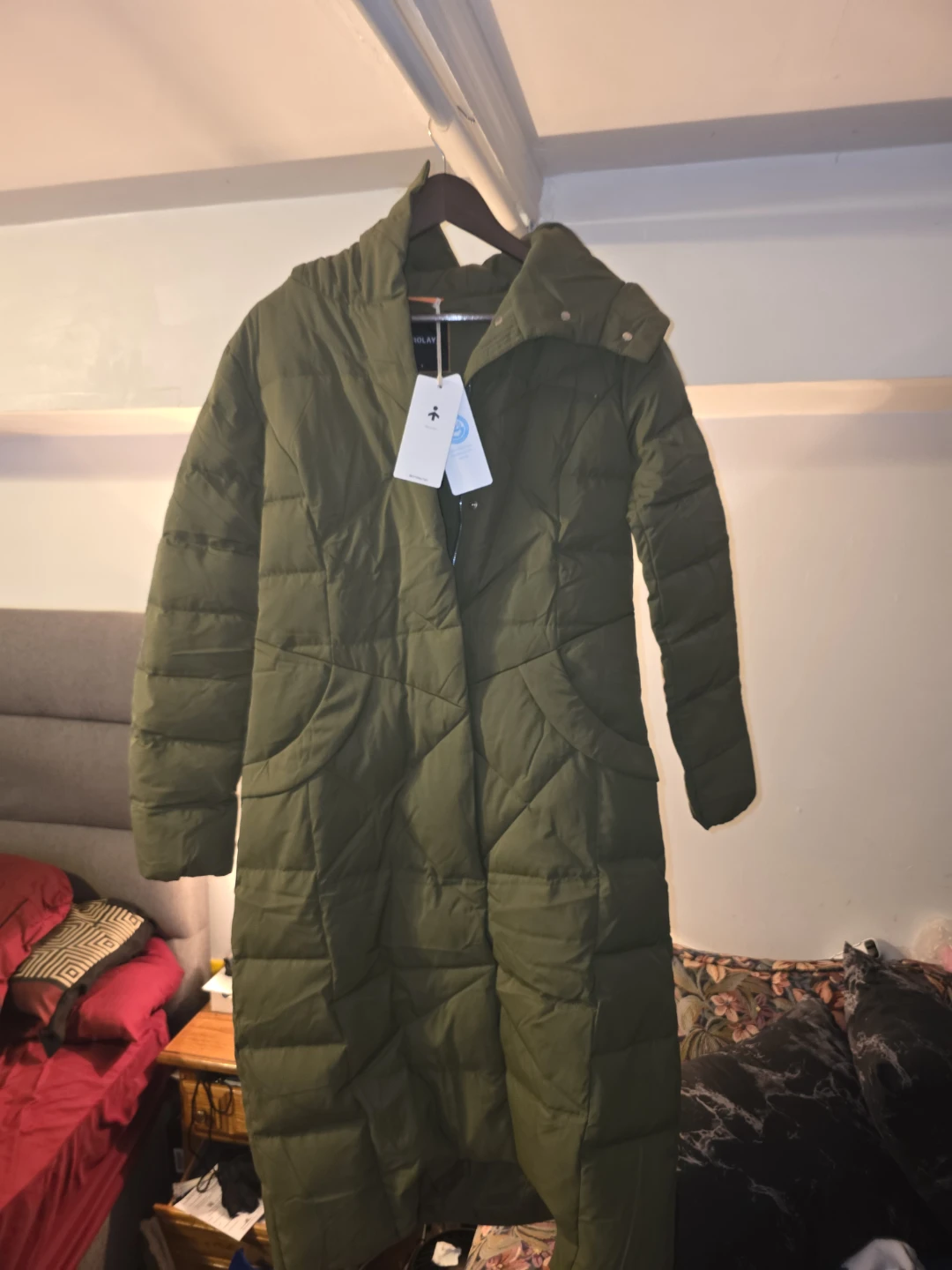 Orolay Long Maxi Down Coat with Hood