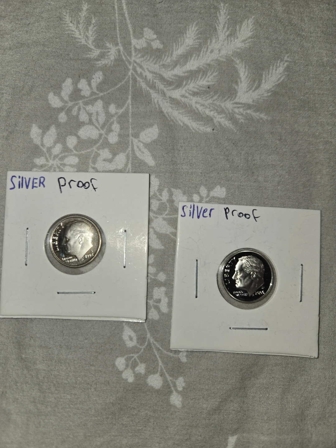 Silver proof dimes