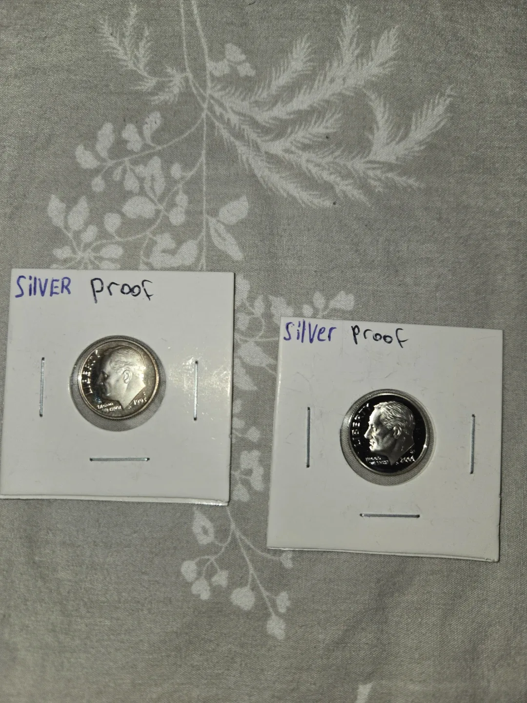 Silver proof dimes