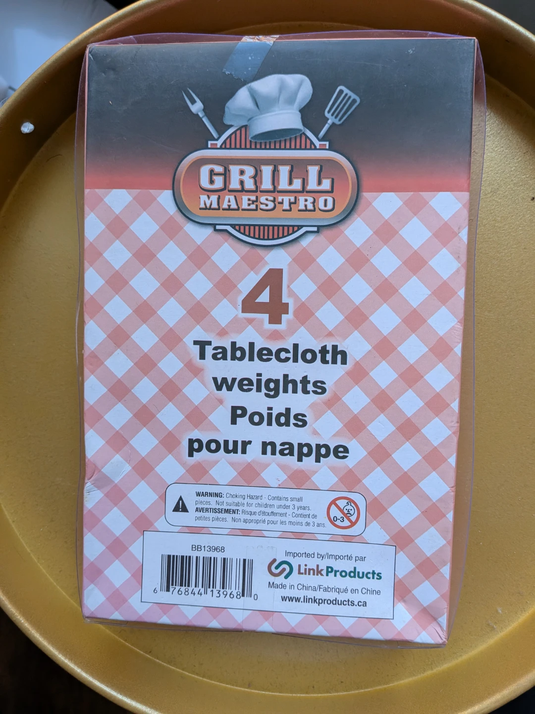 ⚽ Brand new pack of 4 tablecloth weights - photo 2
