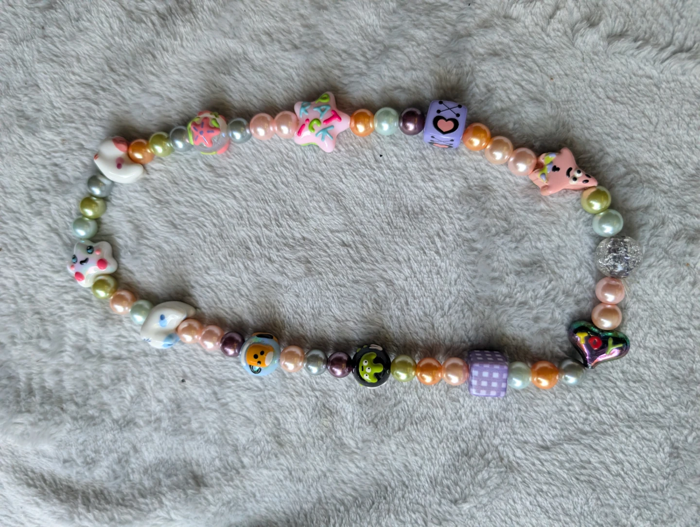 ⚽Handmade Beaded Bracelet with Charms