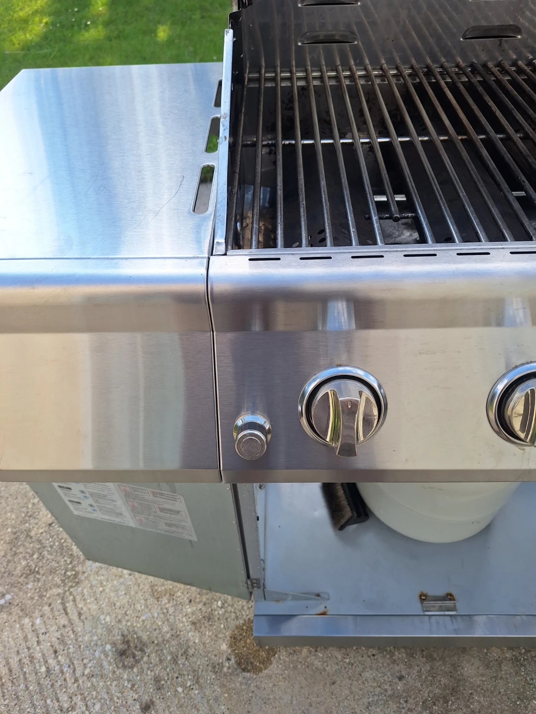 Nexgrill Stainless Steel Propane Grill with Side Burner