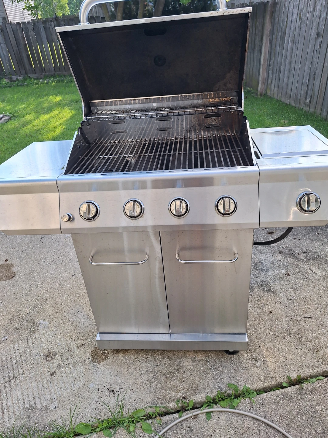 Nexgrill Stainless Steel Propane Grill with Side Burner - photo 4