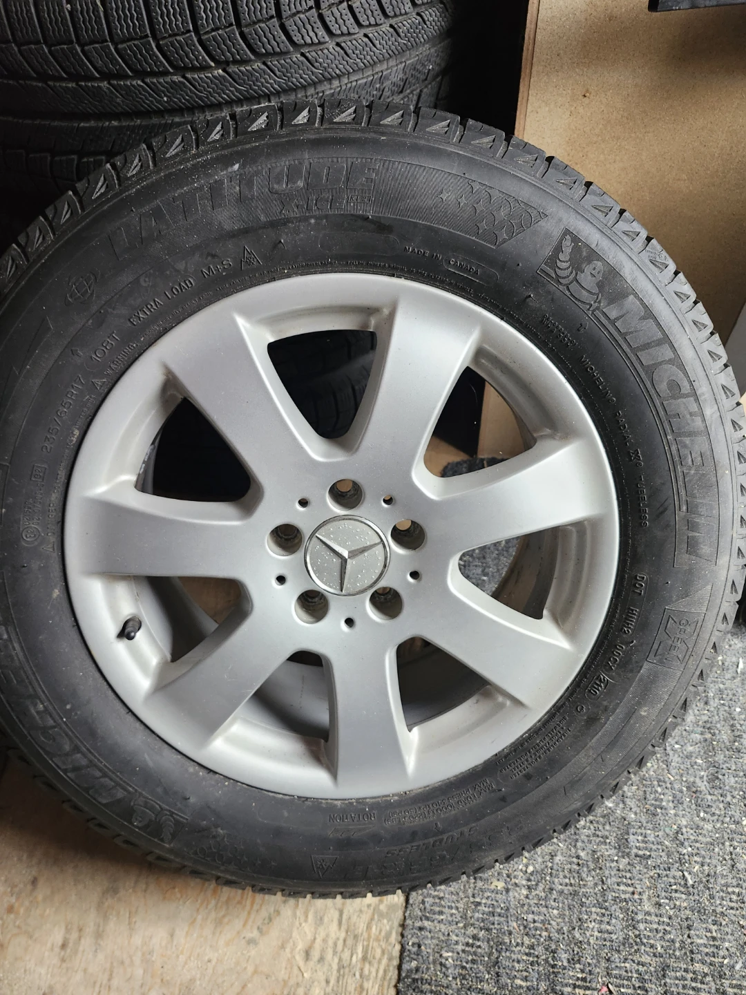 Michelin Winter Tire with Mercedes Rim - 235/65R17
