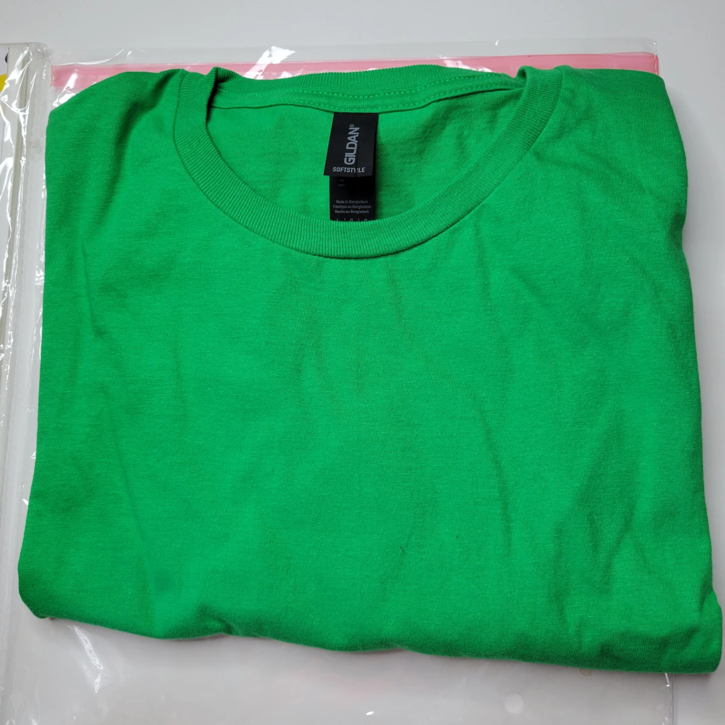Gildan Softstyle Green T-Shirt - Large⚽️