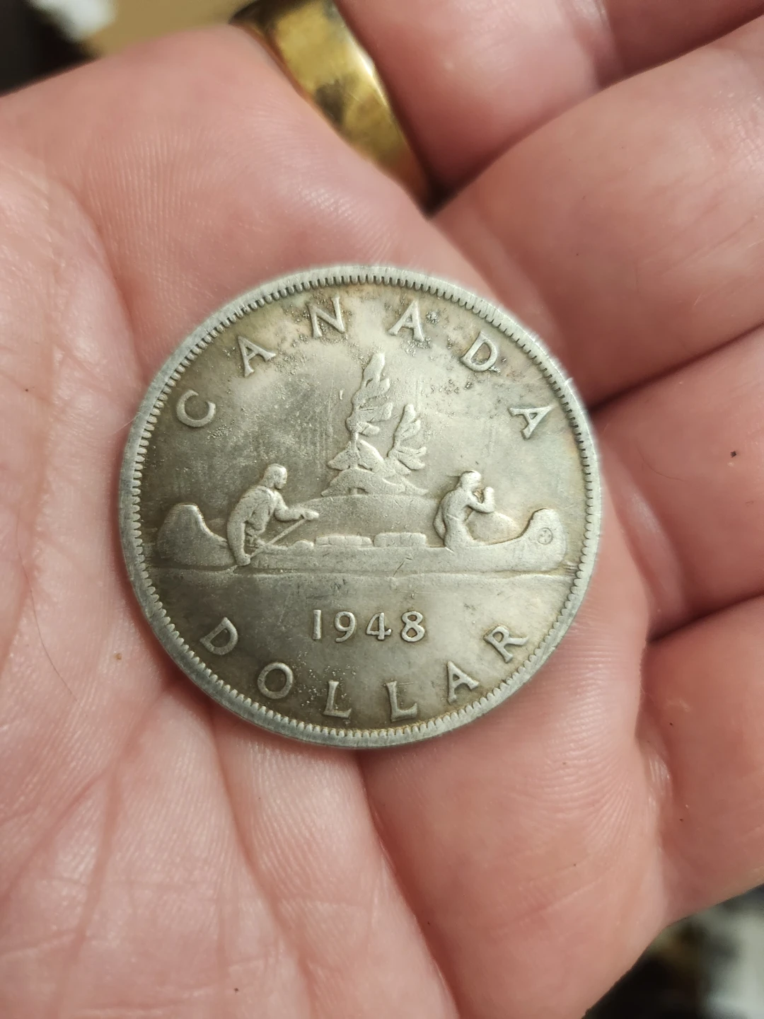 1948 Canada Silver Dollar Coin