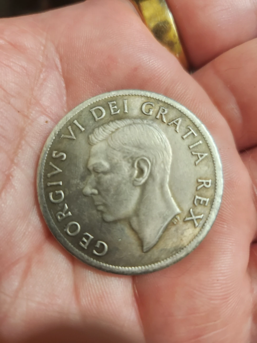 1948 Canada Silver Dollar Coin - photo 2
