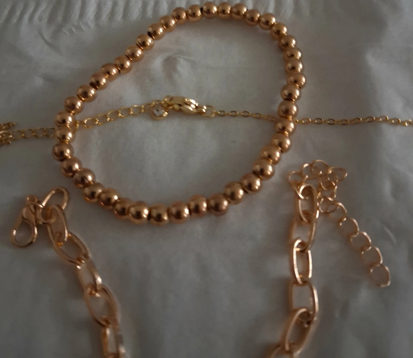 Gold Tone Necklace and Bracelet Set - photo 4