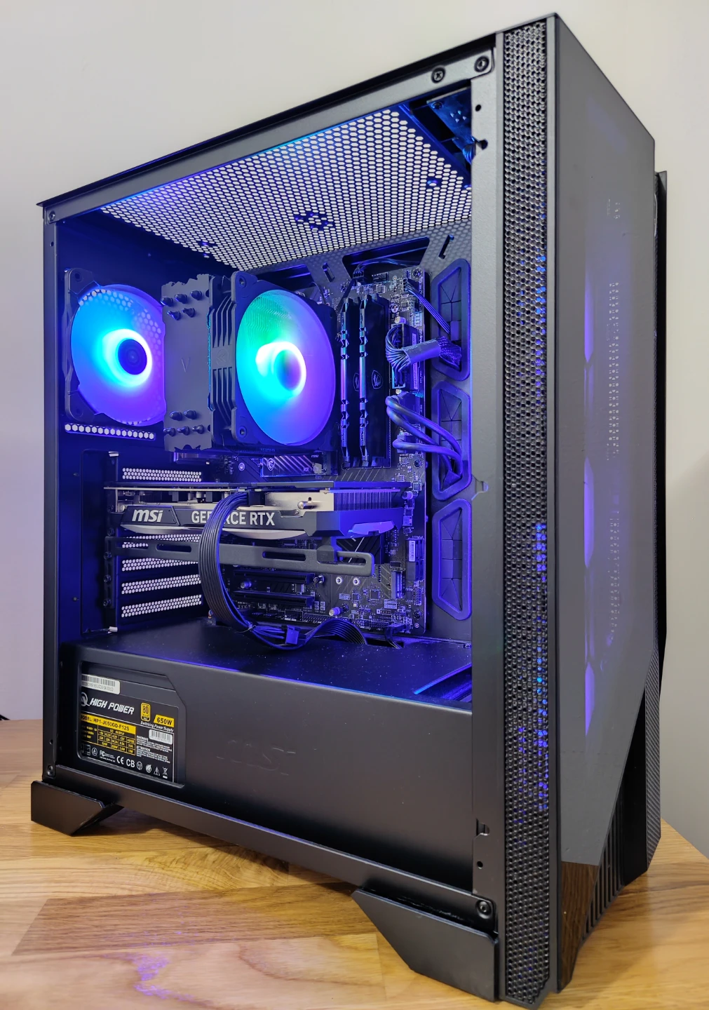 Gaming PC Computer with RTX 4070 GPU + I7-13700F CPU and More