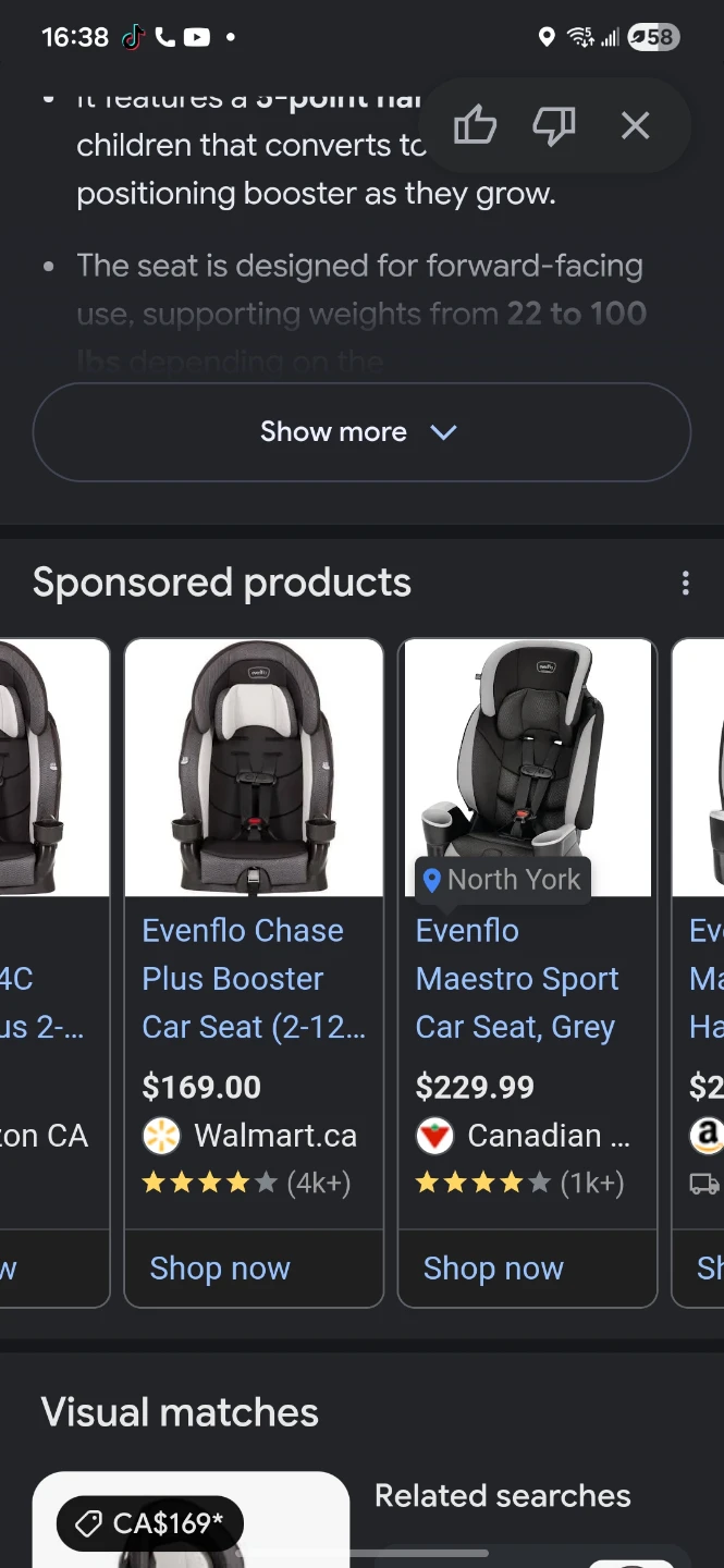Evenflo Car Seat