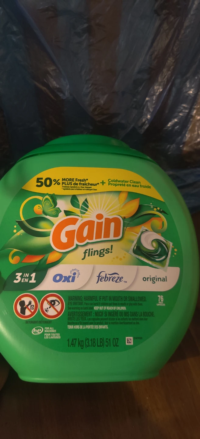 Gain Flings Original Laundry Detergent Pods - photo 2