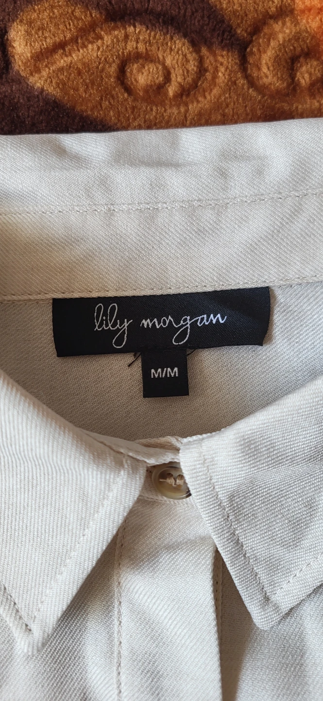 Lily Morgan Cream Button-Up Shirt⚽ - photo 2