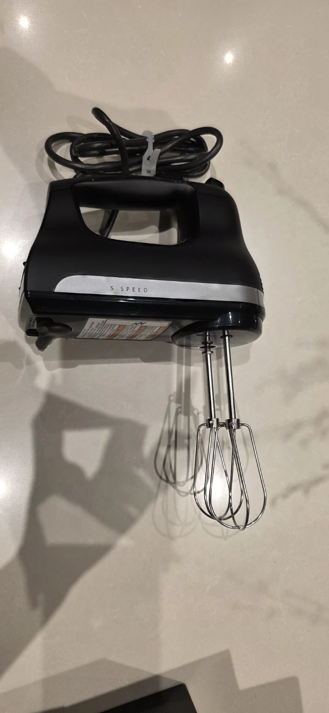 KitchenAid Hand Mixer - Matte Black - photo 2