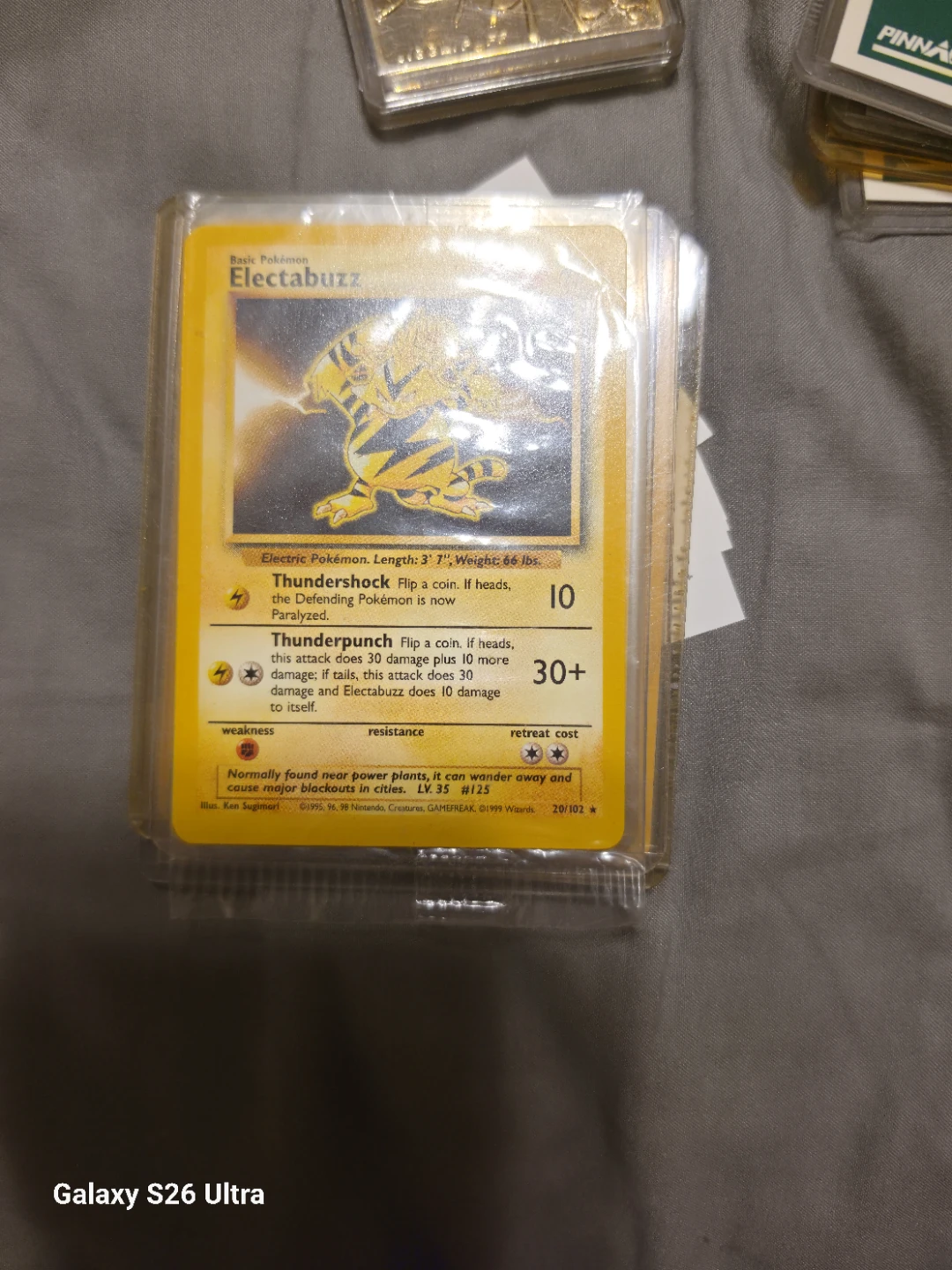 Pokémon Electabuzz Trading Card