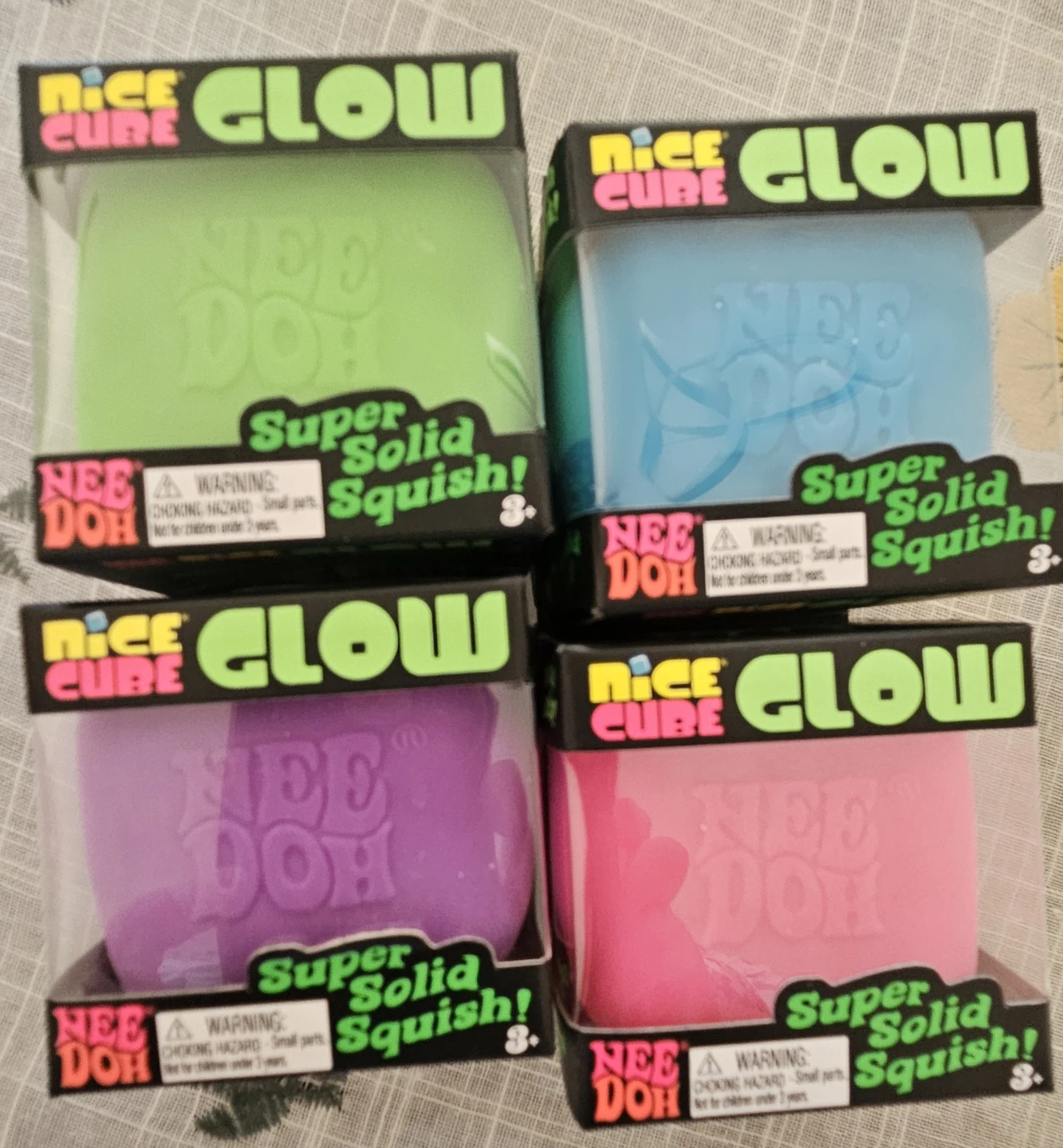 NeeDoh Nice Cube Glow Squishy Toy