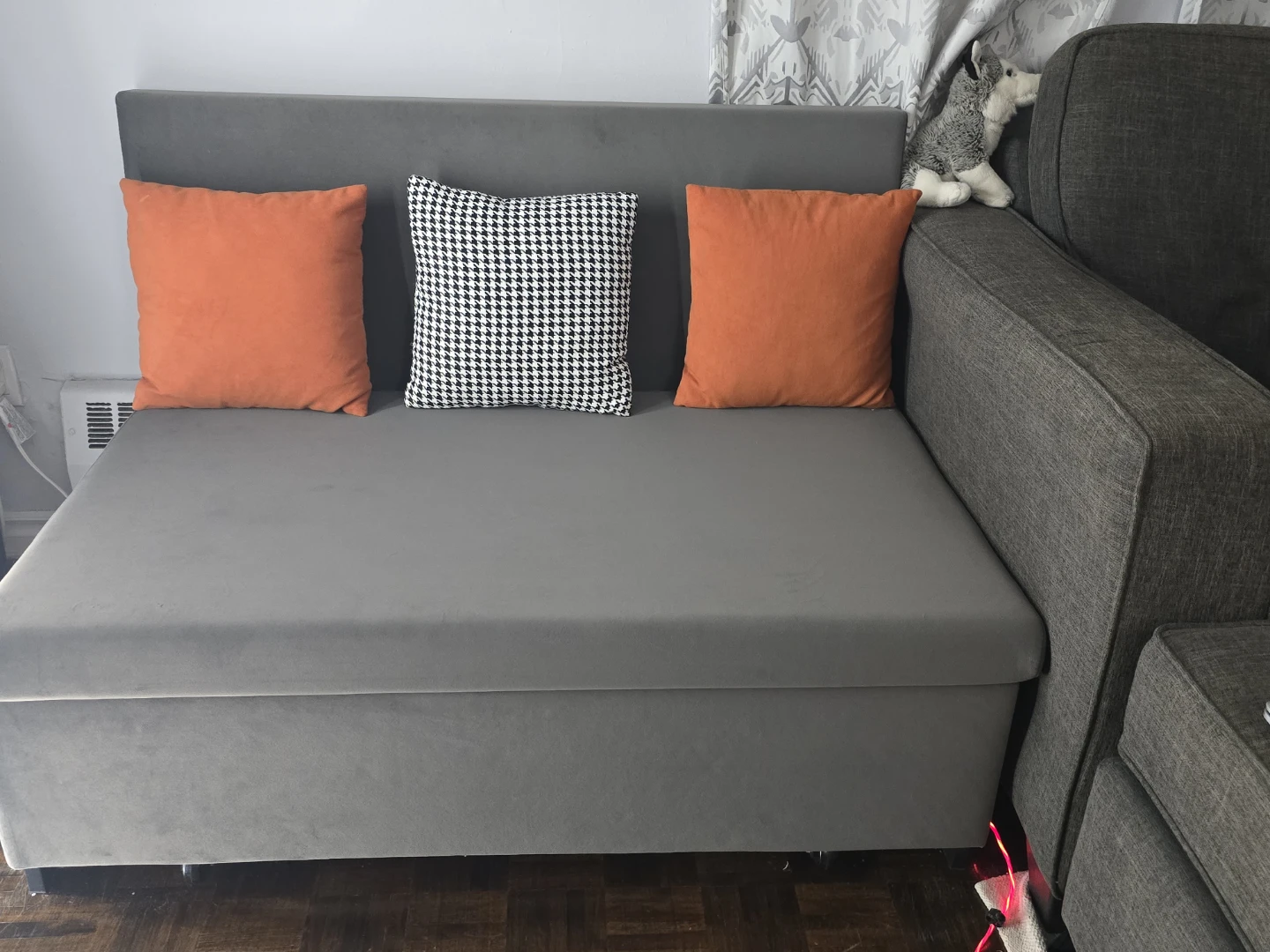 Grey Sofa Bed - photo 3