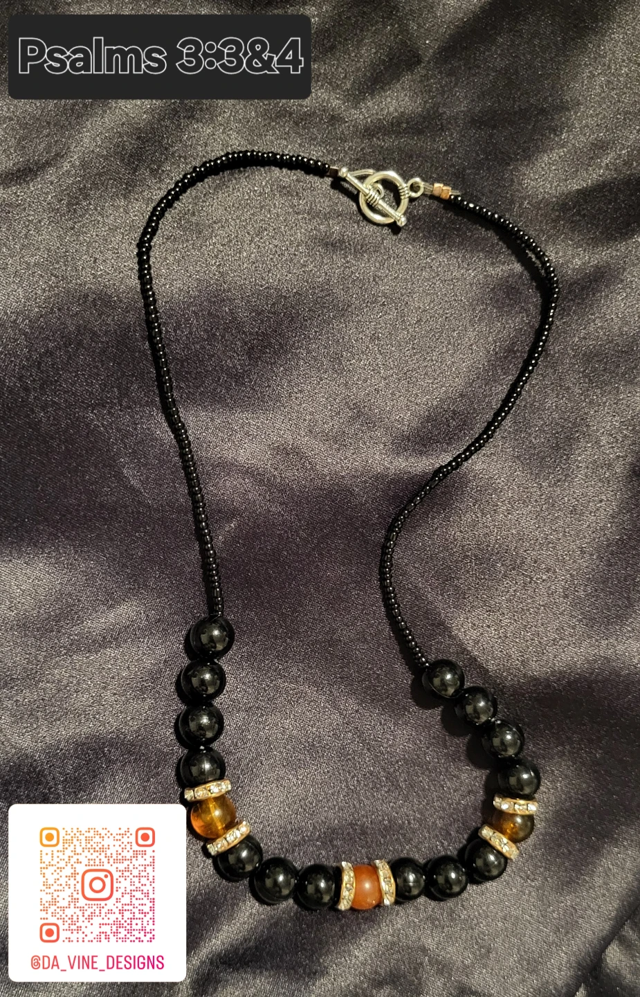 Handmade necklace. ⚽️