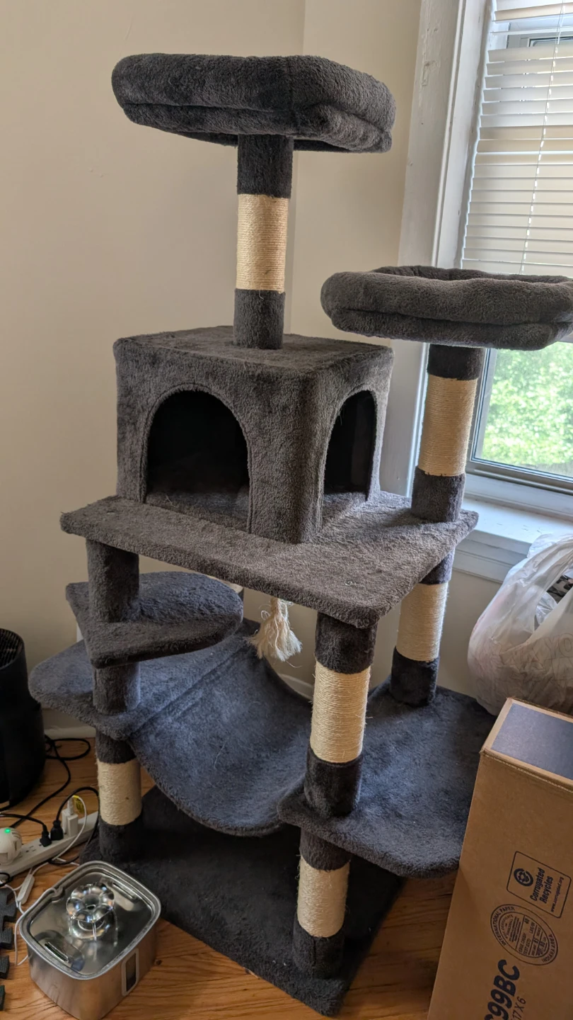 Large Multi-Level Cat Tree with Condo and Perches