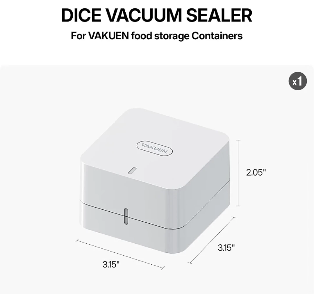 VAKUEN Vacuum Food Storage Set (5P) - photo 2