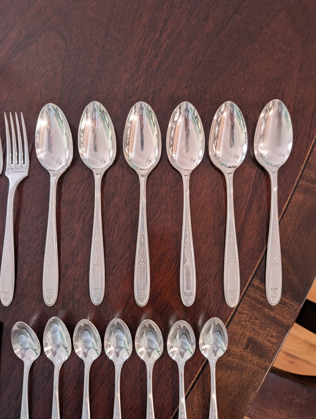 Vintage Set of 6 Silver Cutlery flatware Grosvenor 1921 Oneida - photo 3
