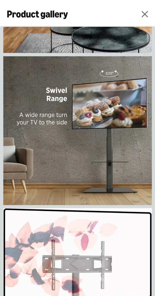 TV Stand with Shelves - photo 4