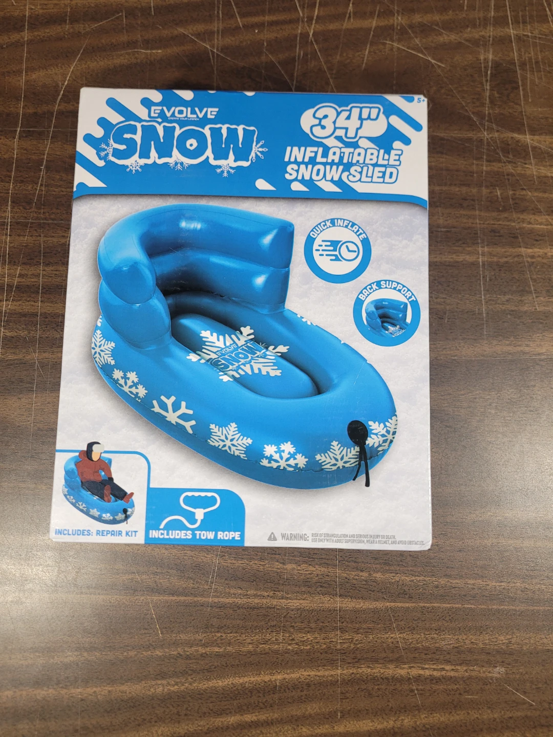 Evolve 34" Inflatable Snow Sled